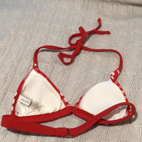 Delia’s Red and White Polka dot bikini top - Picture 3 of 3